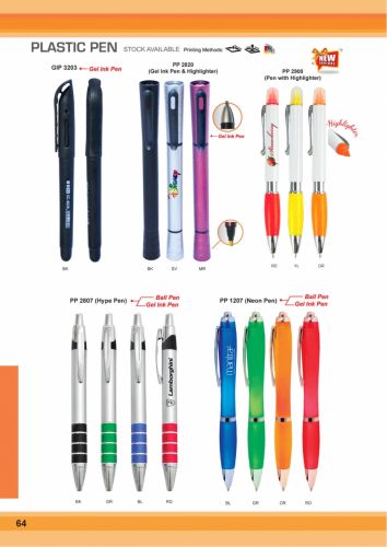 Plastic Pen Collections